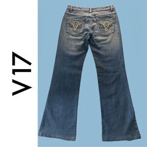 V17 Women’s Bootcut‎ Embellished Jeans - Size 7/8